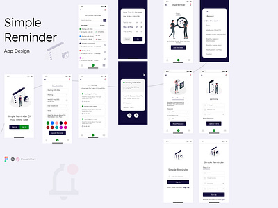Simple Reminder App UI Design
