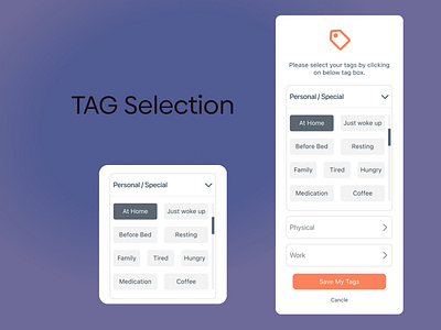 TAG Selection UI