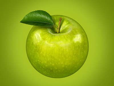 Apple apple green illustration package photo photo manipulation retouch