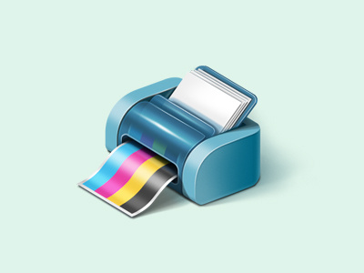 Color Print cmyk color icon printer teaser