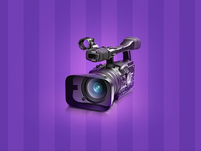 Teaser for broadcast site2 camera icon teaser violet