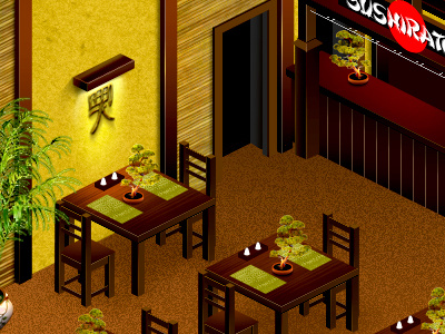 Sushirator 1 game isometric