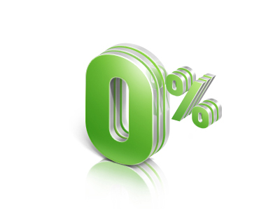 0% green icon teaser