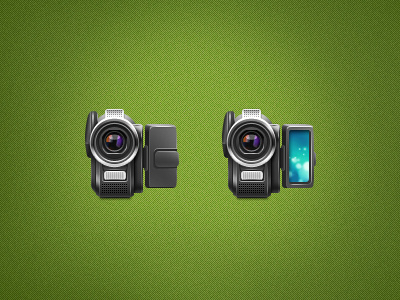 Camera camera green icon teaser