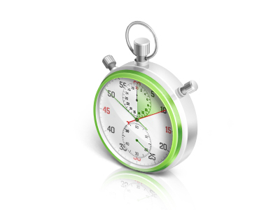 Stopwatch green icon privatbank stopwatch teaser trand