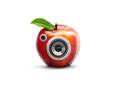 Musical Newton apple icon newton speaker teaser