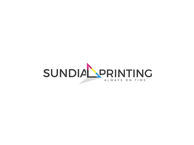 Sundial Printing cmyk cmyk logo minimal logo printing logo watch logo