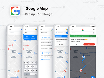 Google Map Redesign