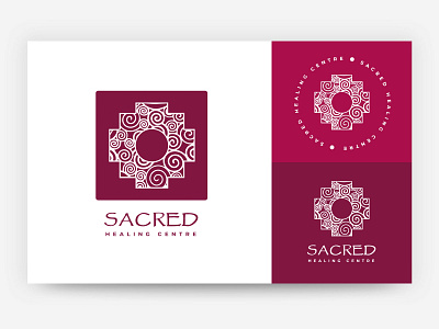 Sacred Healing Centre logo design branding branding and identity branding design healing logo logodesign sacred