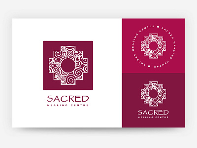 Sacred Healing Centre logo design