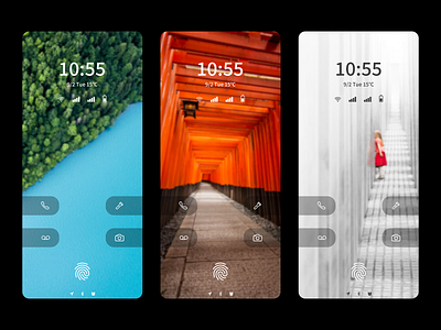 The easy-to-use lockscreen lockscreen phone ui