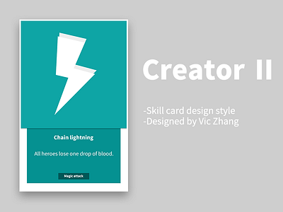 Creator Ⅱ Skill card design style-1