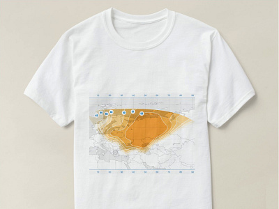 Sputnik Tshirt map space art tshirt art wear