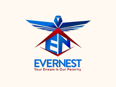 Ever Nest "Your dream is our priority" branding design graphic design icon illustration illustrator logo minimal typography vector