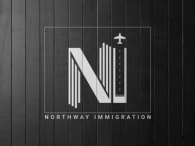 Northway Immigration branding design graphic design icon illustration illustrator logo minimal typography vector