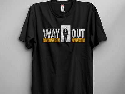 Way Out animation branding design door icon illustration logodesign tshirt tshirts typography vector