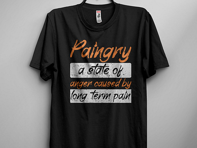 paingry a state of anger caused by long term pain