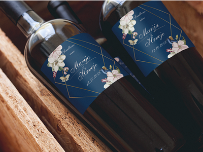 Wedding red wine label art design graphic graphic design idea inovation label label design new wedding wine wine label
