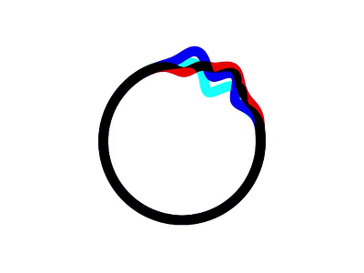 Circular Waves circle darken logo noise rings waves