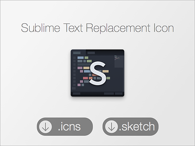 Final Sublime Text Replacement Icon 2 3 base16 icon ocean replacement sublime sublime text text yosemite