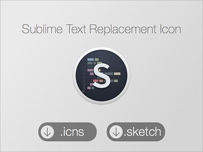 Final Round Sublime Icon 2 3 base16 icon ocean replacement round sublime sublime text text yosemite