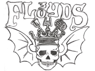 3 Floyds Hand Drawn logo pencil