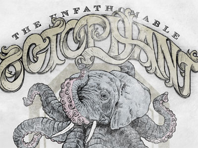 Octophant Masthead Progress grungeified ligature masthead muted octophant swash unfathomable