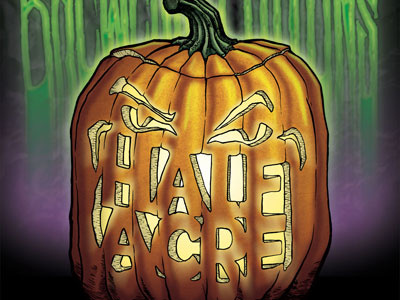 Half Acre O' Lantern halloween illustration photoshop