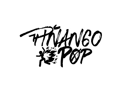 Piñango Pop band branding design icon illustrator logo minimal music vector