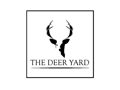 The Deer Yard branding deer design icon illustrator logo minimal restaurant vector yard
