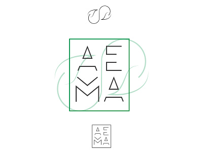 AEMA branding design icon illustrator logo minimal vector