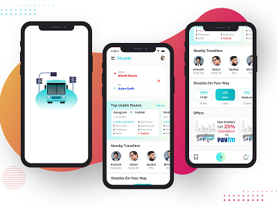 Shuttle Booking uidesign