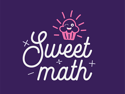 Sweet Math Logo branding design graphic design logo typography vector