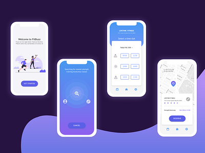 Fitness App UI Design