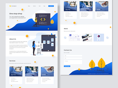 Business Agency Landing Page Design