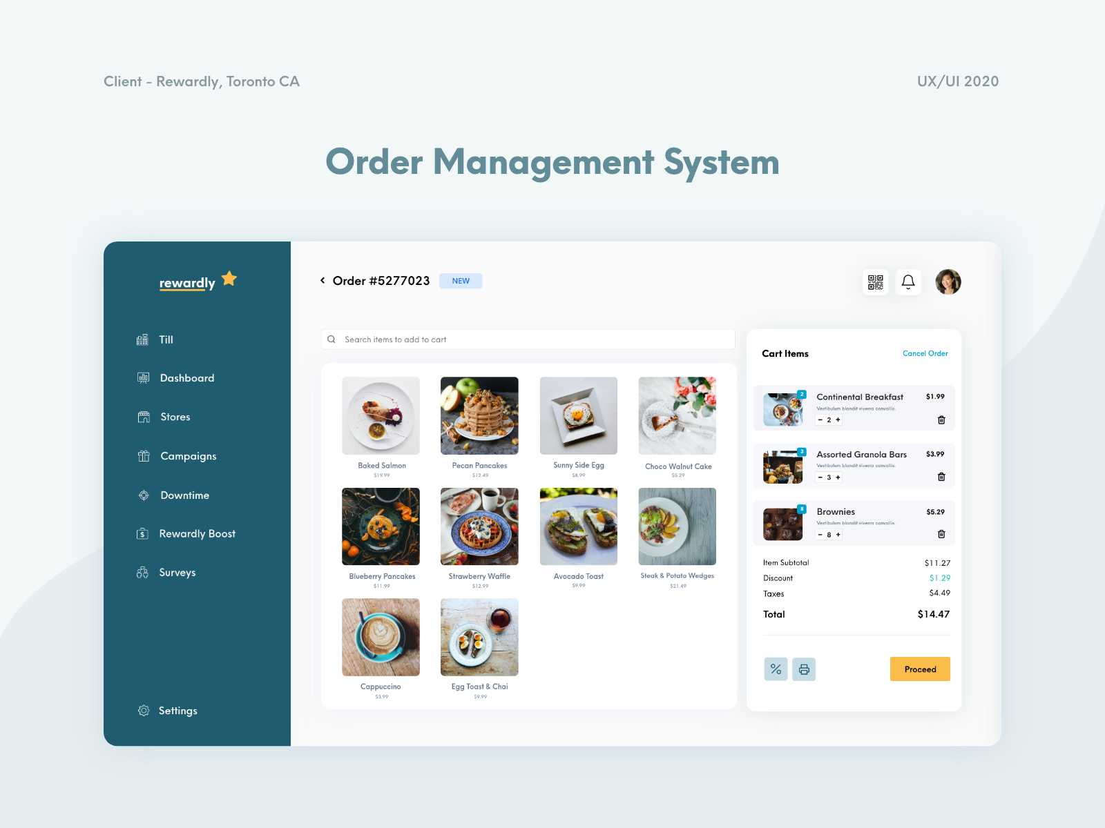 Order Management Till Dashboard | Merchant App | UX UI by Manasi Lele ...