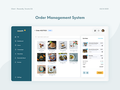 Order Management Till Dashboard | Merchant App | UX UI