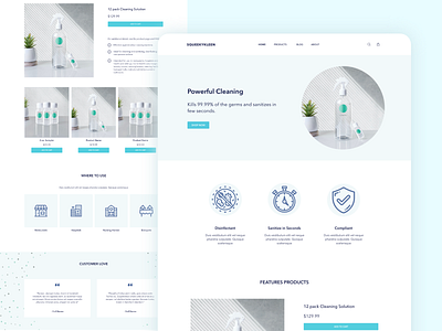 Cleaning Solution eCommerce Website