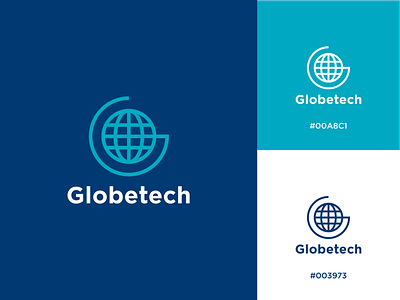 Globetech Brand Identity Concept branddesign brandidentity coporate globetechbrand logo logo design logoconcept