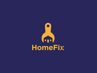 HomeFix Logo Concept brand brand design brand identity branding concept logo logo design vector