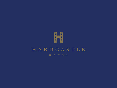 Hard Castle Logo brand hotel logo logo design