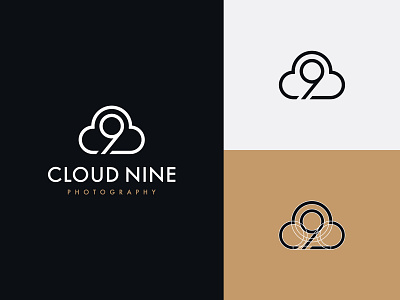 Cloud Nine Photography brand design logo design photography studio