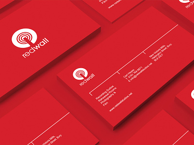 Redwall Business Card branding logo design recording studios