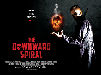 The Downward Spiral Upcoming Film digital design independent film ninedemonsfilms photoshop poster art poster design print production design