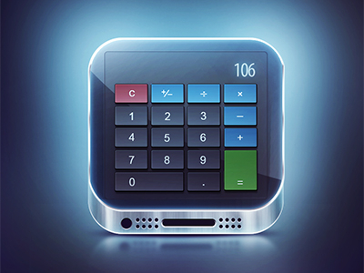 Calculator Icon By Dmitry Nohrin On Dribbble