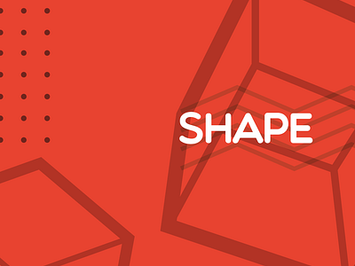 Shape sermon series bulletin cover