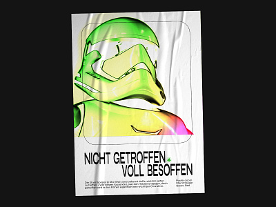 Stormtrooper Poster brutalism colorful design graphic graphic design minimalism paper poster poster design print print design star wars stormtrooper synergy typography unsplash