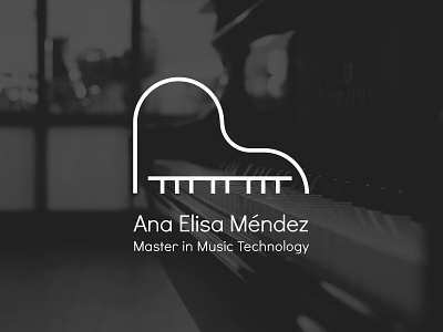 Logo design for Ana Elisa Méndez beats brand design brand identity geometric design logo logo design music music logo musician