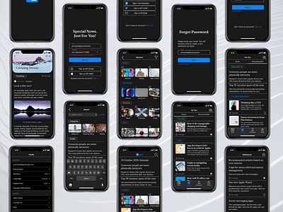 iOS App Design- Mavi News