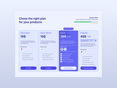 Coming Soon Kit / pricing section clean coming soon design figma landign page landing pricing pricing design ui uiux ux ux design web design website